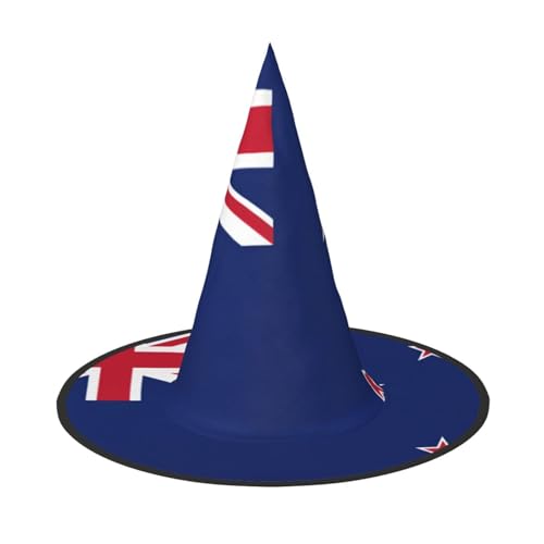 OIBNKCN Halloween-Hut mit Neuseeland-Flagge, perfekt für Frauen, Männer, Hexen-Dekoration zum Aufhängen und für Partys, Schwarz, 2 Stücke OIBNKCN Halloween-Hut mit Neuseeland-Flagge, perfekt für Frauen, Männer, Hexen-Dekoration zum Aufhängen und für Partys, Schwarz, 2 Stücke von OIBNKCN