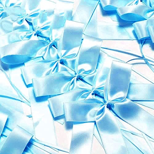 Künstliche Blumen Deko Blumen, Hochzeit Auto Blumen Dekoration 50 x Auto Handgefertigt Satinband Zierschleifen Auto Brautpaar Dekoration Auto Dekoration Hochzeitsschleifen for Hochzeit Geburtstagsgesc von OIDESA