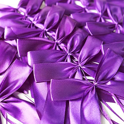 Künstliche Blumen Deko Blumen, Hochzeit Auto Blumen Dekoration 50 x Auto Handgefertigt Satinband Zierschleifen Auto Brautpaar Dekoration Auto Dekoration Hochzeitsschleifen for Hochzeit Geburtstagsgesc von OIDESA