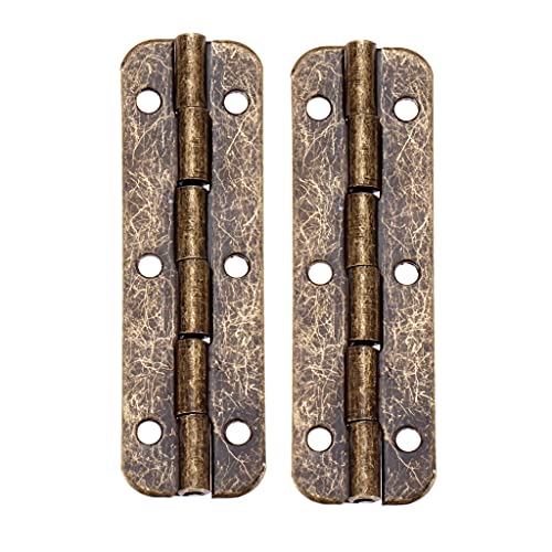 OIFAODAO, 2 Stück dekorative Scharniere for Türen, Gepäckschränke, Scharniere for Vintage-Schmuck, Holzkisten, Möbelbeschläge mit Schrauben,Türscharniere im europäischen Stil OIFAODAO, 2 Stück dekorative Scharniere for Türen, Gepäckschränke, Scharniere for Vintage-Schmuck, Holzkisten, Möbelbeschläge mit Schrauben,Türscharniere im europäischen Stil von OIFAODAO