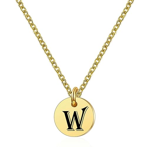 OIFAODAO, Mädchen Anfangsbuchstaben Halskette Alphabet Gold 26 Buchstaben Edelstahl Charm Halsketten Anhänger for Frauen Schmuck Geschenke,Damenkette OIFAODAO, Mädchen Anfangsbuchstaben Halskette Alphabet Gold 26 Buchstaben Edelstahl Charm Halsketten Anhänger for Frauen Schmuck Geschenke,Damenkette von OIFAODAO