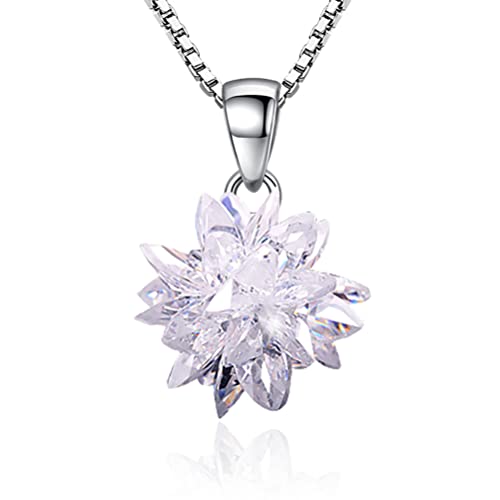 OIFAODAO, Silber überzug Neue Damen Mode schmuck dreidimensionale Zirkonia anhänger Halskette länge,Damenkette OIFAODAO, Silber überzug Neue Damen Mode schmuck dreidimensionale Zirkonia anhänger Halskette länge,Damenkette von OIFAODAO