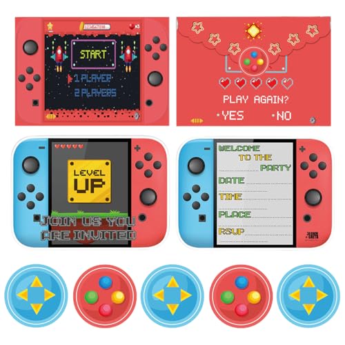 OIGWBPH 12pcs Einladungskarte für Gamer Party Einladungskarte zum Geburtstag von Mädchen und Jungen Einladungskarte für Spielekonsolen Gamer Party Einladungskarte für Spiele OIGWBPH 12pcs Einladungskarte für Gamer Party Einladungskarte zum Geburtstag von Mädchen und Jungen Einladungskarte für Spielekonsolen Gamer Party Einladungskarte für Spiele von OIGWBPH