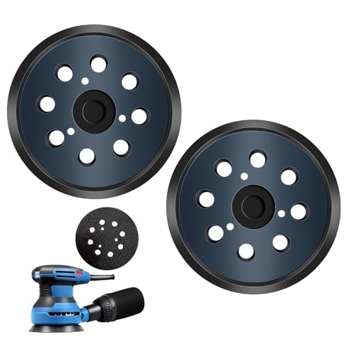 2 Stück 12,7 cm 8-Loch-Exzenterschleifer, kompatibel mit Makita M9204 BO5030 BO5031 DBO180Z BO8041 DBO180RMJ BO5041 BO5010 BO5011 BO5012, Ersatz-Pad mit Klettfuß, langlebiger Gummischleifer 2 Stück 12,7 cm 8-Loch-Exzenterschleifer, kompatibel mit Makita M9204 BO5030 BO5031 DBO180Z BO8041 DBO180RMJ BO5041 BO5010 BO5011 BO5012, Ersatz-Pad mit Klettfuß, langlebiger Gummischleifer von OIHCAZ