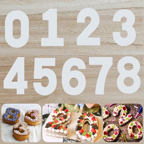 OIOYLEY 16 Zoll Backform Zahlen Groß, 9 Stück 0-8 Zahlen DIY Backen Kuchen Schablonen, Torte Zahlen Vorlage für Kuchen für DIY-Kuchen, Kekse, Hochzeit Geburtstag Party Dekoration (16 Zoll, 40.6CM) OIOYLEY 16 Zoll Backform Zahlen Groß, 9 Stück 0-8 Zahlen DIY Backen Kuchen Schablonen, Torte Zahlen Vorlage für Kuchen für DIY-Kuchen, Kekse, Hochzeit Geburtstag Party Dekoration (16 Zoll, 40.6CM) von OIOYLEY