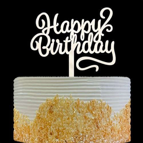Happy Birthday Cake Topper Geburtstag Party Dekoration Spiegel Silber Acryl Happy Birthday Cake Topper Geburtstag Party Dekoration Spiegel Silber Acryl von OIXCMNJQ