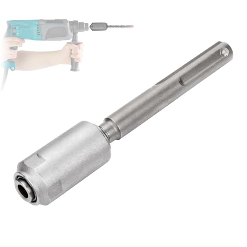 SDS Max auf SDS Plus Adapter für Bohrhämmer,Adapterstück zur benutzung von Beton Bohrer oder Meißel Maschinen Adapter SDS Max SDS Plus für Aufnahme Bohrfutter Hammerbohrer (Silber) von OJTOJT