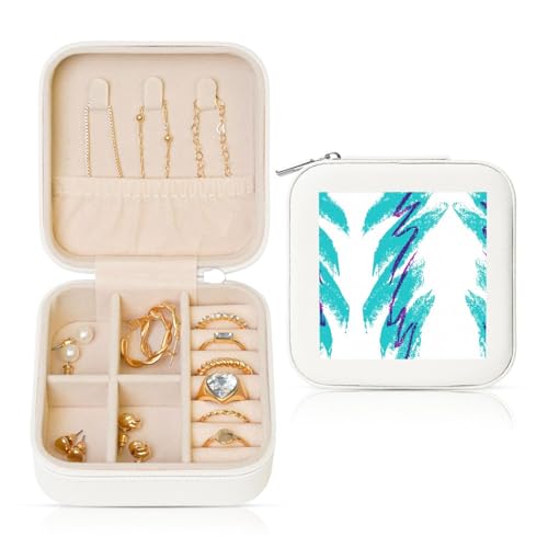 OKFSTY 90er-Jahre-Tassen-Design, Reise-Schmuckschatulle, multifunktionale Schmuck-Aufbewahrungsbox, Vitrine für Damen von OKFSTY