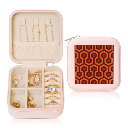 OKFSTY Glänzende Reise-Schmuckschatulle, multifunktionale Schmuck-Aufbewahrungsbox, Vitrine für Damen OKFSTY Glänzende Reise-Schmuckschatulle, multifunktionale Schmuck-Aufbewahrungsbox, Vitrine für Damen von OKFSTY