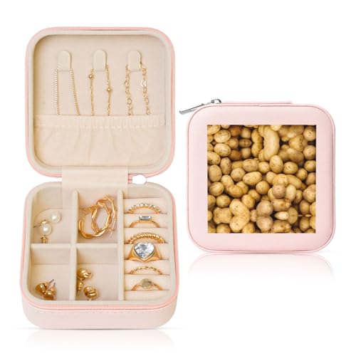 OKFSTY Reise-Schmuckschatulle mit Gartenkartoffeln, multifunktionale Schmuck-Aufbewahrungsbox, Vitrine für Damen OKFSTY Reise-Schmuckschatulle mit Gartenkartoffeln, multifunktionale Schmuck-Aufbewahrungsbox, Vitrine für Damen von OKFSTY