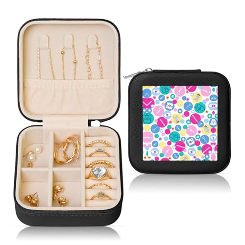OKFSTY Süße Reise-Schmuckschatulle für Krankenschwestern, multifunktionale Schmuck-Aufbewahrungsbox, Vitrine für Damen von OKFSTY