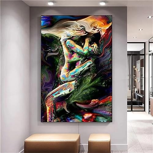 DIY 5D Diamond Painting Kits, Abstraktes Sexy Paar Full Drill Diamant Painting Zubehör, Malen Nach Zahlen, Diamond Painting Set, Painting by Numbers Arts Craft for Home Wall Decor 24x36in DIY 5D Diamond Painting Kits, Abstraktes Sexy Paar Full Drill Diamant Painting Zubehör, Malen Nach Zahlen, Diamond Painting Set, Painting by Numbers Arts Craft for Home Wall Decor 24x36in von OKIKA