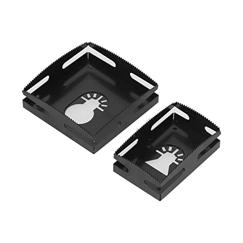 OKJHFD Power Oscilating Multi-Tool Square Slot Cutter Elektrische Wandsteckdose Holzbearbeitungs-Rechteckbohrer von OKJHFD