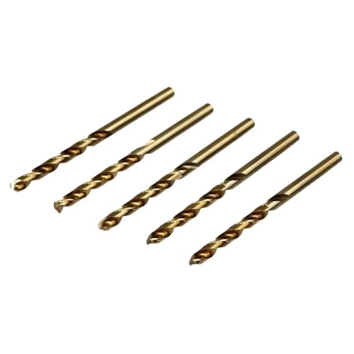 5-teiliges HSS-Gold-Kobalt-Bohrer-Set, 5 mm, für Edelstahl, Hartmetalle, Aluminium, Gusseisen und Kupfer Spiralbohrer 5-teiliges HSS-Gold-Kobalt-Bohrer-Set, 5 mm, für Edelstahl, Hartmetalle, Aluminium, Gusseisen und Kupfer Spiralbohrer von OKODOKO
