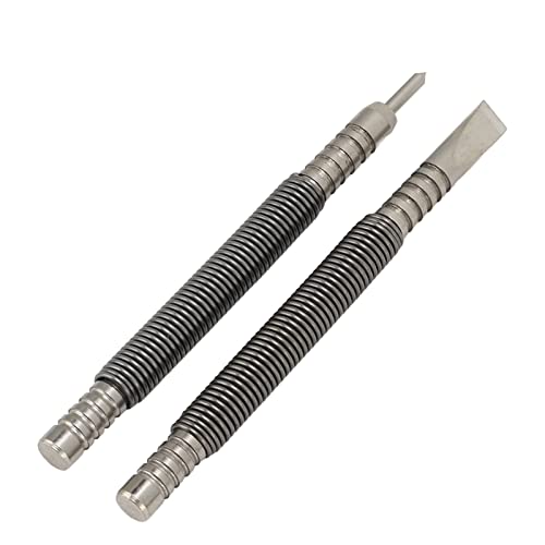 2 Stcs Nagel -Set -Werkzeug hoher Kohlenstoffstahl Doppelend Federnägel Punch Tool Hammerless Nagel Set Punch 2 Stcs Nagel -Set -Werkzeug hoher Kohlenstoffstahl Doppelend Federnägel Punch Tool Hammerless Nagel Set Punch von OKOVO