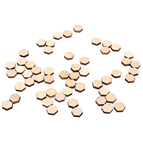 600pcs Holzblöcke Haltbares sicheres Dekoration Sechseck Geburtstag Hochzeitsholzchip 600pcs Holzblöcke Haltbares sicheres Dekoration Sechseck Geburtstag Hochzeitsholzchip von OKOVO