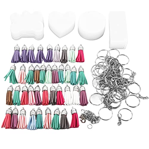DIY -Schlüsselbund -Acryl -Blanks handgefertigte Schlüsselkettenanhänger, die Accessoires für Handwerk machen von OKOVO