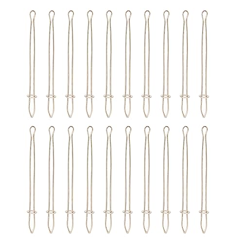 Metall -Kordel -Threader flexibel einfach und schnelles Nähwerkzeug 20pcs Haushalt von OKOVO