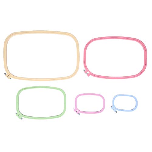 Stickerei Hoops Square Cross -Stitch Hoop Color Abs Plastikrahmen DIY -Werkzeuge für Anfänger Stickerei Hoops Square Cross -Stitch Hoop Color Abs Plastikrahmen DIY -Werkzeuge für Anfänger von OKOVO