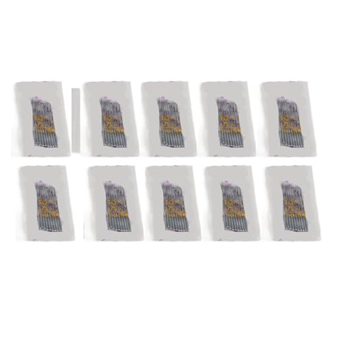 Stickmaschinennadeln Größe 14 TQ 1 Stahlglänzend für Handwerksprojekte von OKOVO