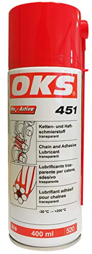 OKS 451 Ketten- und Haftschmierstoff transparent Spray 400ml OKS 451 Ketten- und Haftschmierstoff transparent Spray 400ml von OKS