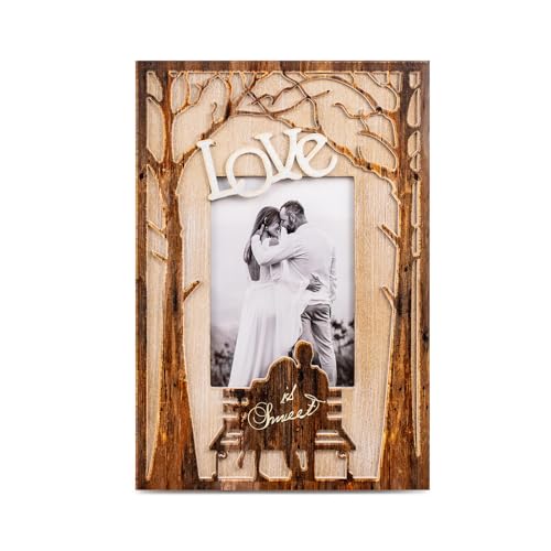 3D-Holz-Bilderrahmen, 12,7 x 17,8 cm, mit Silhouette von Menschen, die sich zusammenkuscheln, Tischplatte und Wandmontage-Rahmen zum Gedenken, Heimbüro, Dekoration für Liebe 3D-Holz-Bilderrahmen, 12,7 x 17,8 cm, mit Silhouette von Menschen, die sich zusammenkuscheln, Tischplatte und Wandmontage-Rahmen zum Gedenken, Heimbüro, Dekoration für Liebe von OKSQW