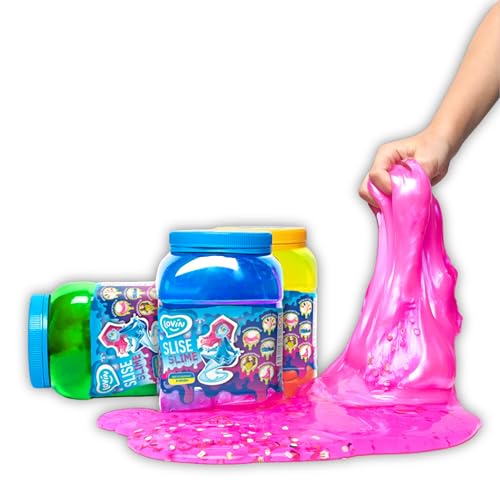 Lovin Slime – Big Slime 1150 ml, Fidget Toys Stretchy Anti-Stress-Schleim – Squishy Kids Slime für Partytüten – Spaß und entspannende Spielaktivität von OKTO