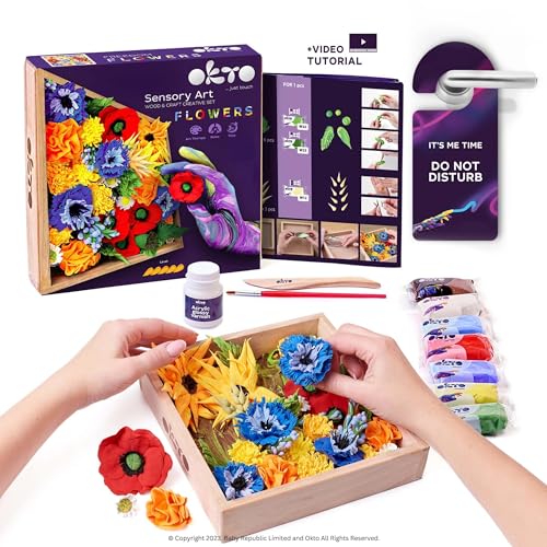 OKTO Art Kit Freedom | Sukkulenten Kunstset 3D für Home Wall Decor | Bastelsets für Erwachsene UK und Jugendliche | Bastelbox mit Modelliermasse für Sukkulenten | Hobby-Kits Sukkulenten DIY Kunst OKTO Art Kit Freedom | Sukkulenten Kunstset 3D für Home Wall Decor | Bastelsets für Erwachsene UK und Jugendliche | Bastelbox mit Modelliermasse für Sukkulenten | Hobby-Kits Sukkulenten DIY Kunst von OKTO