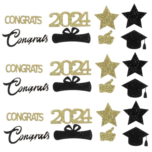 OKUMEYR Graduation Party Supplies 2024 Graduation Scatters Tischdekorationen Konfetti Elegante OKUMEYR Graduation Party Supplies 2024 Graduation Scatters Tischdekorationen Konfetti Elegante von OKUMEYR