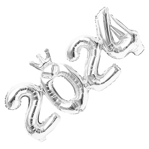 OKUMEYR 2024 Anzahl Ballon Set Aluminium Folie Große Anzahl Neue Jahr Graduierung Feier von OKUMEYR