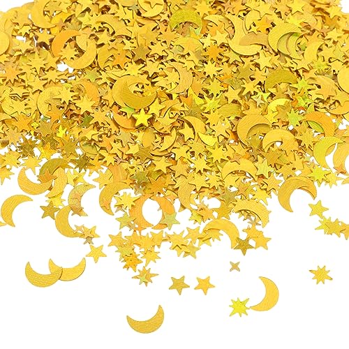 OKUMEYR 1 Beutel Dekoratives Konfetti Stern Und Mondformen Geburtstags Tischdeko Party-decoration Gemischte Stile Für Feiertage OKUMEYR 1 Beutel Dekoratives Konfetti Stern Und Mondformen Geburtstags Tischdeko Party-decoration Gemischte Stile Für Feiertage von OKUMEYR