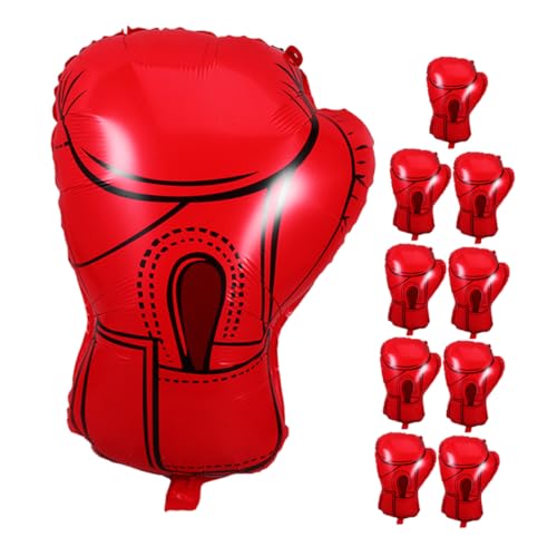 OKUMEYR 10 Stück Luftballons Zum Thema Boxen, Party-dekorationen: Handschuh-luftballons Aus Aluminiumfolie Für Geburtstagspartys, Wrestling-events, Sportfeiern OKUMEYR 10 Stück Luftballons Zum Thema Boxen, Party-dekorationen: Handschuh-luftballons Aus Aluminiumfolie Für Geburtstagspartys, Wrestling-events, Sportfeiern von OKUMEYR