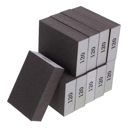 OKUMEYR 10 Stück Teiliges Doppelseitiges Schleifschwamm Waschbar und Wiederverwendbar Flexible Schleifblöcke für Holz Metall Trockenbau und Möbelpolitur Biegsam und Langlebig OKUMEYR 10 Stück Teiliges Doppelseitiges Schleifschwamm Waschbar und Wiederverwendbar Flexible Schleifblöcke für Holz Metall Trockenbau und Möbelpolitur Biegsam und Langlebig von OKUMEYR