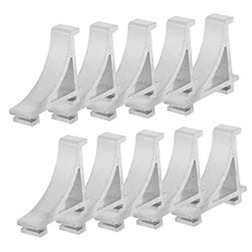 OKUMEYR 10stücke Kühlschrank-regal-clips Aluminium-klemmen Für Gefrierfächer -design Haken-unterstützung Für Kühlschränke von OKUMEYR