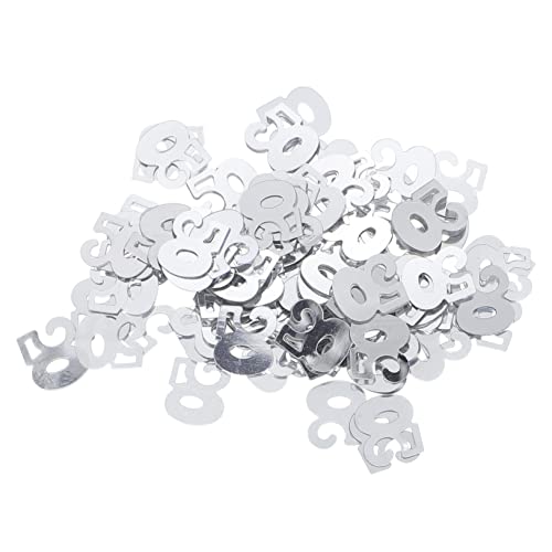 OKUMEYR Konfetti Mit Silbernen Pailletten 1200 Stück Für Geburtstag Hochzeit Jahrestag Feier Zahl 50 Wiederverwendbar OKUMEYR Konfetti Mit Silbernen Pailletten 1200 Stück Für Geburtstag Hochzeit Jahrestag Feier Zahl 50 Wiederverwendbar von OKUMEYR