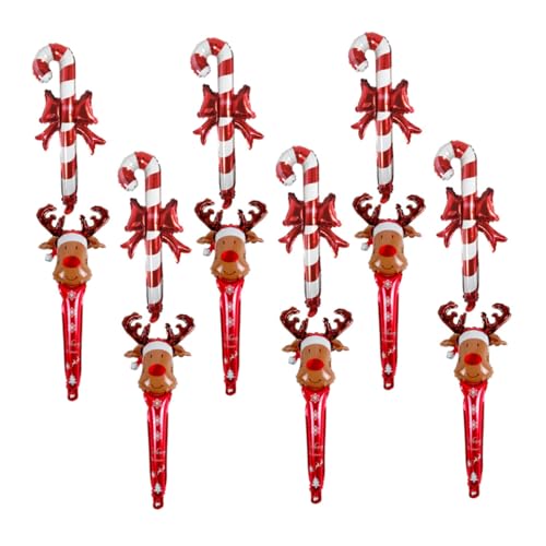 OKUMEYR Realistische Candy Deer Weihnachten Ballons Aufblasbare Stab Ballons Set 12 Stücke Handheld Weihnachten Dekorationen Für Party OKUMEYR Realistische Candy Deer Weihnachten Ballons Aufblasbare Stab Ballons Set 12 Stücke Handheld Weihnachten Dekorationen Für Party von OKUMEYR