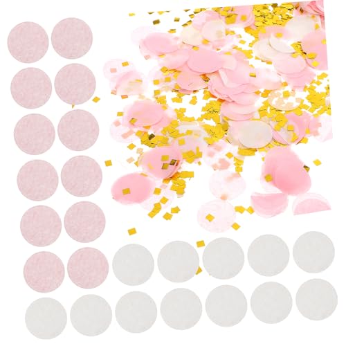 OKUMEYR 1Packung Runde Konfetti Kreise Dekorative Füllung für Ballons Tischdeko und Bastelarbeiten Zartem für Hochzeiten und Geburtstagsfeiern von OKUMEYR