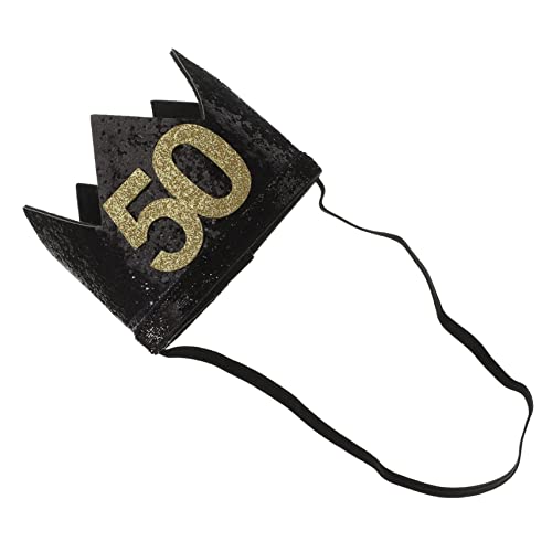 OKUMEYR Hut zum 50. Geburtstag Hay Geburtstagskrone für Erwachsene dekorativer Partyhut Kronendesign für Erwachsene OKUMEYR Hut zum 50. Geburtstag Hay Geburtstagskrone für Erwachsene dekorativer Partyhut Kronendesign für Erwachsene von OKUMEYR