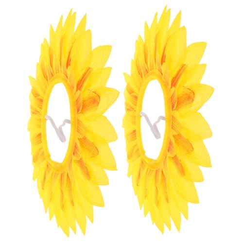OKUMEYR 2 Stück Teiliges Lustiges Sonnenblumen Kopfschmuck für Innendurchmesser Leichtes Auffälliges Festival Blumen Headband für Kindergartenveranstaltungen und Gruppenspaß OKUMEYR 2 Stück Teiliges Lustiges Sonnenblumen Kopfschmuck für Innendurchmesser Leichtes Auffälliges Festival Blumen Headband für Kindergartenveranstaltungen und Gruppenspaß von OKUMEYR