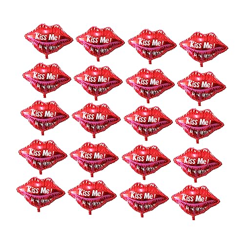OKUMEYR 20 Stück 22 Dekorative Luftballons Lippenballon Vorschlagsballons Geführte Luftballons Ballondekoration Für Hochzeitsfeiern Luftballons Aus Aluminiumfolie Ballonbogen-kit Ballongas OKUMEYR 20 Stück 22 Dekorative Luftballons Lippenballon Vorschlagsballons Geführte Luftballons Ballondekoration Für Hochzeitsfeiern Luftballons Aus Aluminiumfolie Ballonbogen-kit Ballongas von OKUMEYR