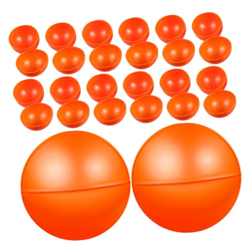 OKUMEYR 20 Stück Hohle Bingo-Kugeln: Preisgekrönte Kugeln, Orangefarbene Tombola-Kugeln Aus Kunststoff, Runde Kapseln Für Verkaufsautomaten, Spiel-Requisiten Für Partys OKUMEYR 20 Stück Hohle Bingo-Kugeln: Preisgekrönte Kugeln, Orangefarbene Tombola-Kugeln Aus Kunststoff, Runde Kapseln Für Verkaufsautomaten, Spiel-Requisiten Für Partys von OKUMEYR