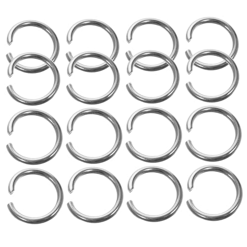 OKUMEYR 200Stücke Offene Sprungringe aus Hochwertige DIY Zubehör für Halsketten Armbänder Kunsthandwerk für Schmuckherstellung Kreative Projekte OKUMEYR 200Stücke Offene Sprungringe aus Hochwertige DIY Zubehör für Halsketten Armbänder Kunsthandwerk für Schmuckherstellung Kreative Projekte von OKUMEYR