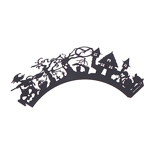 OKUMEYR 20St Tassenkuchenpapier Halloween-Kuchenverpackung Tasse Kuchen Pappbecher tortendeko halloween kuchendeko halloween Tortenspitzenverpackungen Muffin-Cupcake-Tassen Black OKUMEYR 20St Tassenkuchenpapier Halloween-Kuchenverpackung Tasse Kuchen Pappbecher tortendeko halloween kuchendeko halloween Tortenspitzenverpackungen Muffin-Cupcake-Tassen Black von OKUMEYR
