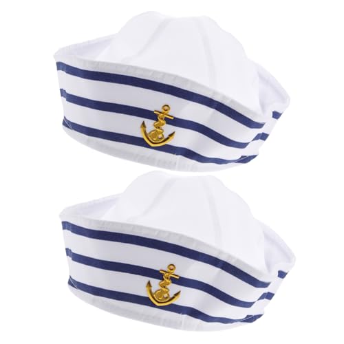 OKUMEYR Matrosen-kapitänsmütze Dekorative Mütze Für Herren Und Damen Segelboot-streifen von OKUMEYR
