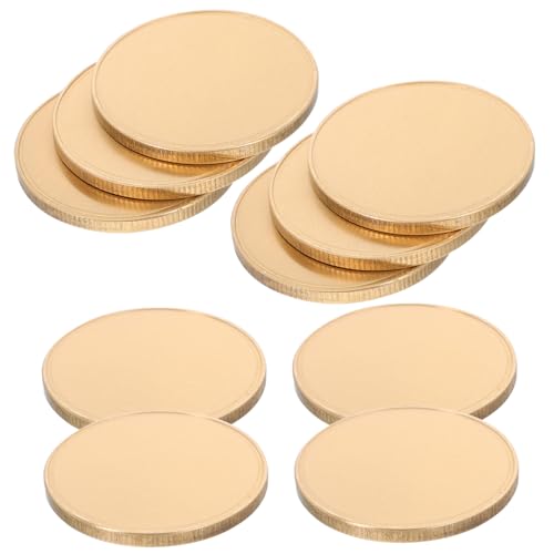 OKUMEYR 3 Stück Teiliges Messing Gravurrohlinge Münzen für Diy Bastelarbeiten Präzise Lasergravur Metallplatten für Geburtstags und Reisememorabilien Künstlerische Sammlerstücke OKUMEYR 3 Stück Teiliges Messing Gravurrohlinge Münzen für Diy Bastelarbeiten Präzise Lasergravur Metallplatten für Geburtstags und Reisememorabilien Künstlerische Sammlerstücke von OKUMEYR