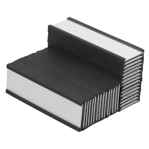 OKUMEYR 30 Stück Etikettenhalter Schranketiketten Magnetische Regaletiketten Metalletiketten Speicherbehälter Beschriftungen Magnetisches Namensschild Etiketthalter Namensschilder Gummi OKUMEYR 30 Stück Etikettenhalter Schranketiketten Magnetische Regaletiketten Metalletiketten Speicherbehälter Beschriftungen Magnetisches Namensschild Etiketthalter Namensschilder Gummi von OKUMEYR