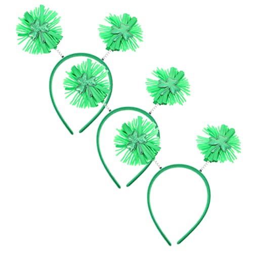 OKUMEYR 3 Stück Haarschmuck Stirnbänder Mit Kleeblatt- Grün Für Damen Jungen Und Mädchen Irische Festival-dekorationen OKUMEYR 3 Stück Haarschmuck Stirnbänder Mit Kleeblatt- Grün Für Damen Jungen Und Mädchen Irische Festival-dekorationen von OKUMEYR