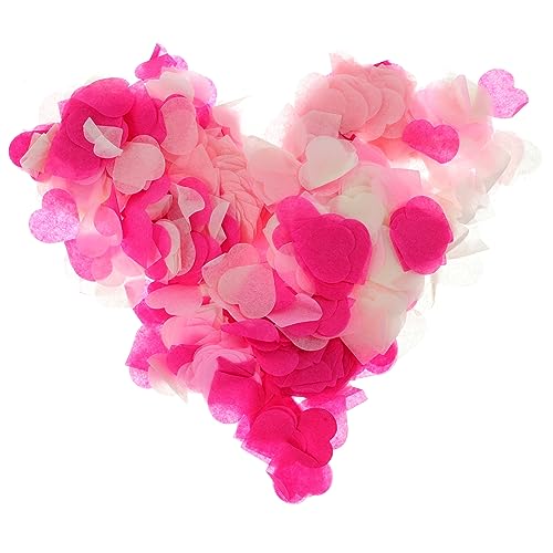 OKUMEYR 4er-Pack Herzförmige Konfetti-Dekorationen für Hochzeiten Papiergewebe-Herz-Konfetti für Party-Dekorationen zum Valentinstag OKUMEYR 4er-Pack Herzförmige Konfetti-Dekorationen für Hochzeiten Papiergewebe-Herz-Konfetti für Party-Dekorationen zum Valentinstag von OKUMEYR