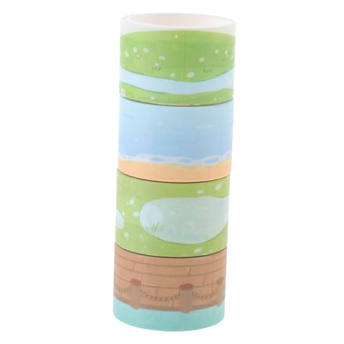 OKUMEYR 4 Rollen Dekoratives Washi-tape Zum Basteln Scrapbook-planer Filigrane Planer Diy-washi-tapes Japanisches Papierband Mehrzweck-washi-tape OKUMEYR 4 Rollen Dekoratives Washi-tape Zum Basteln Scrapbook-planer Filigrane Planer Diy-washi-tapes Japanisches Papierband Mehrzweck-washi-tape von OKUMEYR