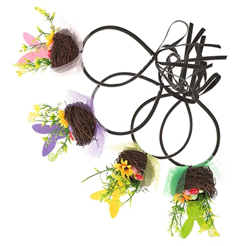 OKUMEYR Ostern Party Haar Zubehör 4 Stücke Stirnband Set Ostern Eier Vogel Nest Für Mädchen OKUMEYR Ostern Party Haar Zubehör 4 Stücke Stirnband Set Ostern Eier Vogel Nest Für Mädchen von OKUMEYR